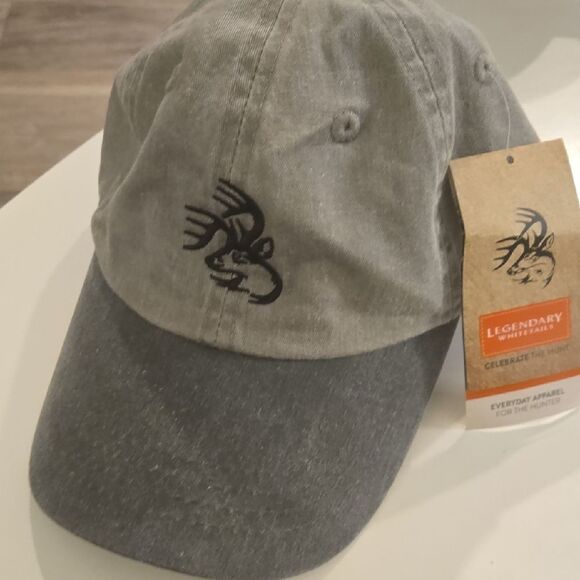 Legendary Whitetails Gray Cap with Embroidered Logo - Picture 6 of 6